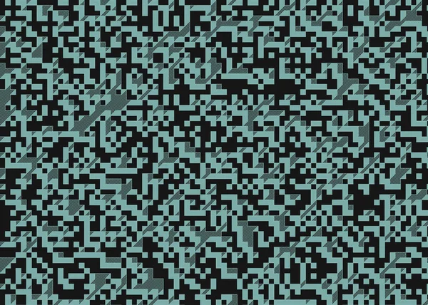 Edward Zajecs 2. Cubo 'nun 1971' deki uygulaması. Esasen 8 taştan oluşan bir Truchet fayans seti ve yerleştirme sanatı illüstrasyonu için kurallar.