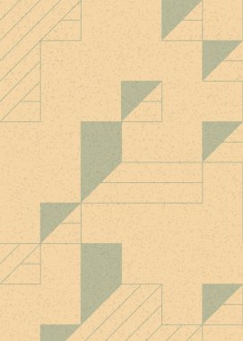 Edward Zajecs 2. Cubo 'nun 1971' deki uygulaması. Esasen 8 taştan oluşan bir Truchet fayans seti ve yerleştirme sanatı illüstrasyonu için kurallar.