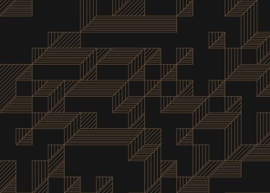 Edward Zajecs 2. Cubo 'nun 1971' deki uygulaması. Esasen 8 taştan oluşan bir Truchet fayans seti ve yerleştirme sanatı illüstrasyonu için kurallar.