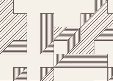 Edward Zajec Il Cubo 'nun 1971' den 2080 'deki uygulaması. Esasen 8 taştan oluşan bir Truchet fayans seti ve yerleştirme sanatı illüstrasyonu için kurallar.