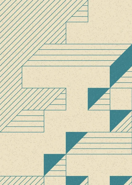 Edward Zajecs 2. Cubo 'nun 1971' deki uygulaması. Esasen 8 taştan oluşan bir Truchet fayans seti ve yerleştirme sanatı illüstrasyonu için kurallar.