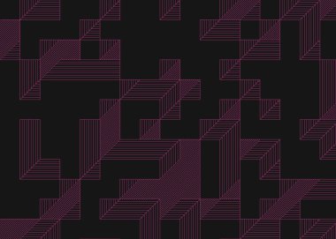 Edward Zajec Il Cubo 'nun 1971' den 2080 'deki uygulaması. Esasen 8 taştan oluşan bir Truchet fayans seti ve yerleştirme sanatı illüstrasyonu için kurallar.