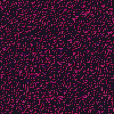 Kural 135 Komşuları 3 İlköğretim Hücresel Otomaton Rastgele tohum Örnek Uygulaması