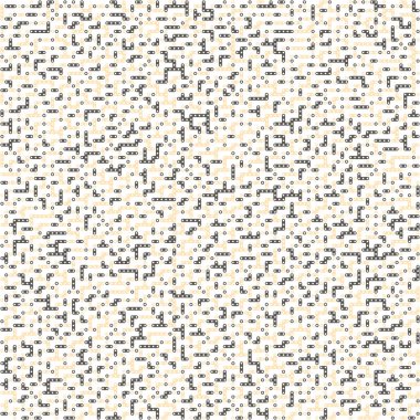 Kural 111 Komşuları 3 İlköğretim Hücresel Otomaton Rastgele tohum Örnek Uygulaması