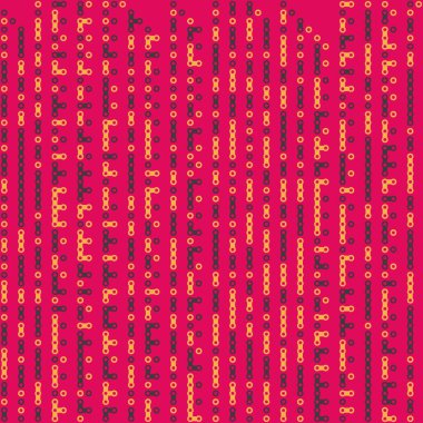 Kural 28 Komşuları 3 İlköğretim Hücresel Otomaton Rastgele tohum Örnek Uygulaması