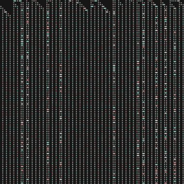 Kural 92 Komşuları 3 İlköğretim Hücresel Otomaton Rastgele tohum Örnek Uygulaması