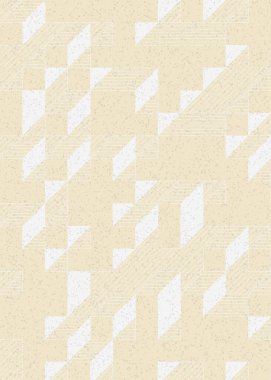 Edward Zajecs 2. Cubo 'nun 1971' deki uygulaması. Esasen 8 taştan oluşan bir Truchet fayans seti ve yerleştirme sanatı illüstrasyonu için kurallar.