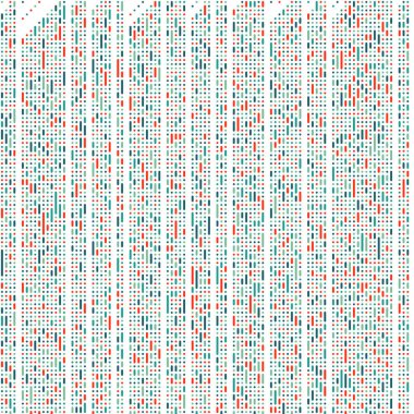 Kural 202 Komşuları 3 İlköğretim Hücresel Otomaton Rastgele tohum Örnek Uygulaması