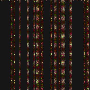 Kural 200 Komşuları 3 İlköğretim Hücresel Otomaton Rastgele tohum Örnek Uygulaması