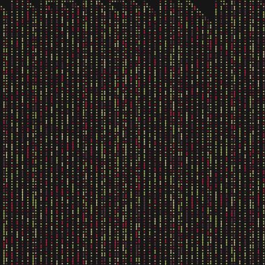 Kural 92 Komşuları 3 İlköğretim Hücresel Otomaton Rastgele tohum Örnek Uygulaması