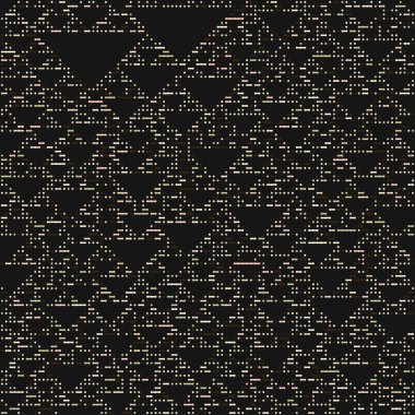 Kural 126 Komşuları 3 İlköğretim Hücresel Otomaton Rastgele tohum Örnek Uygulaması