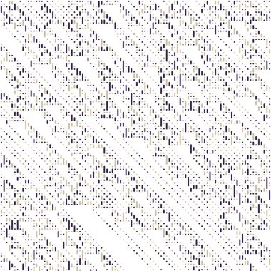 Kural 120 Komşular 3 İlköğretim Hücresel Otomaton Rastgele tohum Örnek Uygulaması