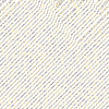 Kural 142 Komşuları 3 İlköğretim Hücresel Otomaton Rastgele tohum Örnek Uygulaması