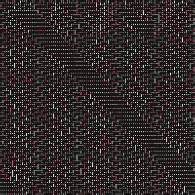 Kural 111 Komşuları 3 İlköğretim Hücresel Otomaton Rastgele tohum Örnek Uygulaması