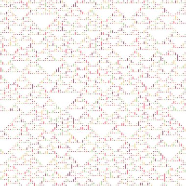 Kural 126 Komşuları 3 İlköğretim Hücresel Otomaton Rastgele tohum Örnek Uygulaması
