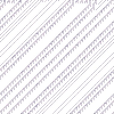 Kural 74 Komşuları 3 İlköğretim Hücresel Otomaton Rastgele tohum Örnek Uygulaması