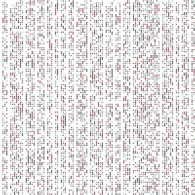 Kural 203 Komşuları 3 İlköğretim Hücresel Otomaton Rastgele tohum Örnek Uygulaması