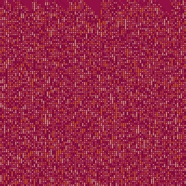 Kural 248 Komşuları 3 İlköğretim Hücresel Otomaton Rastgele tohum Örnek Uygulaması