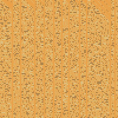 Kural 216 Komşuları 3 İlköğretim Hücresel Otomaton Rastgele tohum Örnek Uygulaması