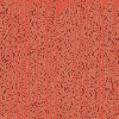 Kural 202 Komşuları 3 İlköğretim Hücresel Otomaton Rastgele tohum Örnek Uygulaması