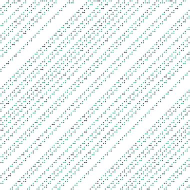 Kural 38 Komşuları 3 İlköğretim Hücresel Otomaton Rastgele tohum Örnek Uygulaması