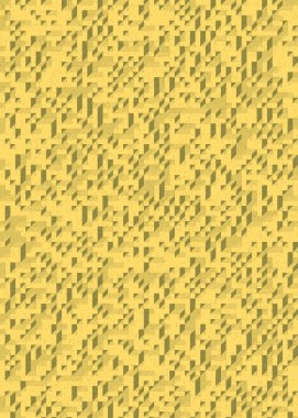 Edward Zajecs 2. Cubo 'nun 1971' deki uygulaması. Esasen 8 taştan oluşan bir Truchet fayans seti ve yerleştirme sanatı illüstrasyonu için kurallar.