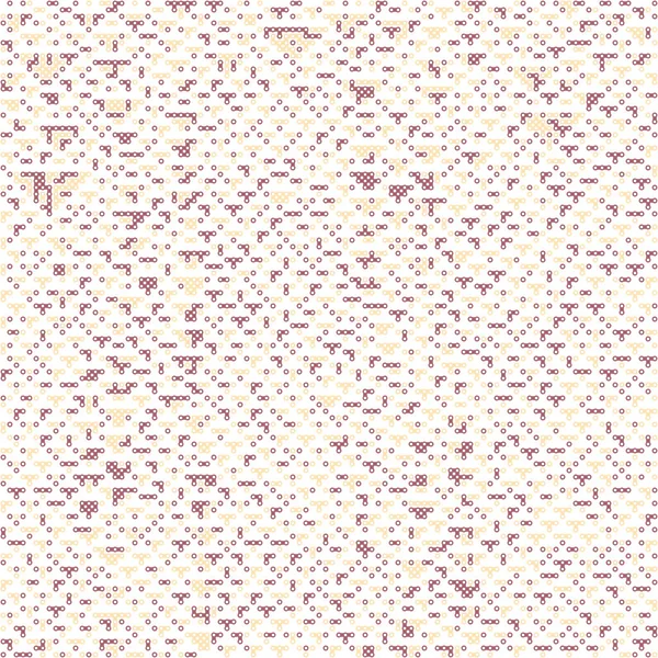 Kural 147 Komşuları 3 İlköğretim Hücresel Otomaton Rastgele tohum Örnek Uygulaması