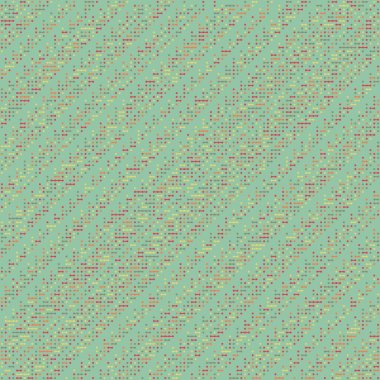 Kural 173 Komşuları 3 İlköğretim Hücresel Otomaton Rastgele tohum Örnek Uygulaması