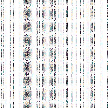 Kural 204 Komşuları 3 İlköğretim Hücresel Otomaton Rastgele tohum Örnek Uygulaması