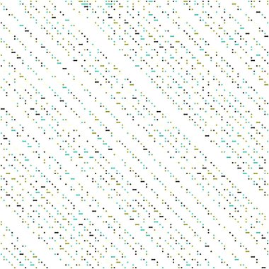 Kural 148 Komşuları 3 İlköğretim Hücresel Otomaton Rastgele tohum Örnek Uygulaması