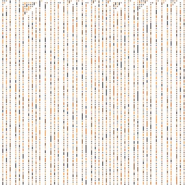 Kural 141 Komşuları 3 İlköğretim Hücresel Otomaton Rastgele tohum Örnek Uygulaması