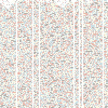 Kural 218 Komşuları 3 İlköğretim Hücresel Otomaton Rastgele tohum Örnek Uygulaması