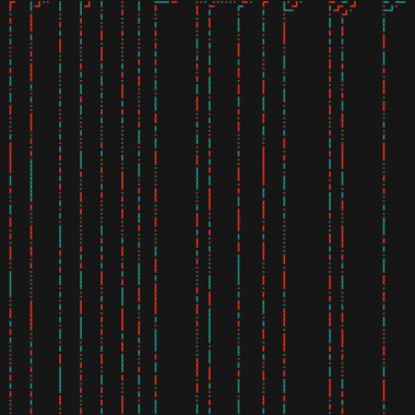 Kural 44 Komşuları 3 İlköğretim Hücresel Otomaton Rastgele tohum Örnek Uygulaması