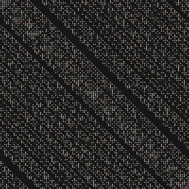 Kural 180 Komşular 3 İlköğretim Hücresel Otomaton Rastgele tohum Örnek Uygulaması