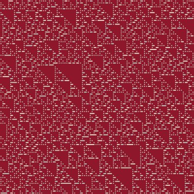 Kural 60 Komşuları 3 İlköğretim Hücresel Otomaton Rastgele tohum Örnek Uygulaması