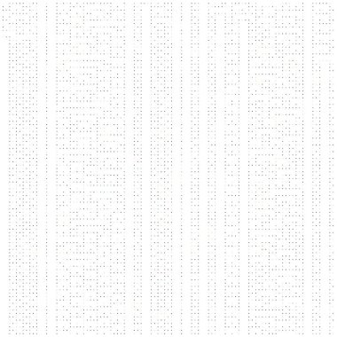 109 numaralı kural: İlköğretim hücresel otomaton rastgele tohum örneği uygulaması illüstrasyonu