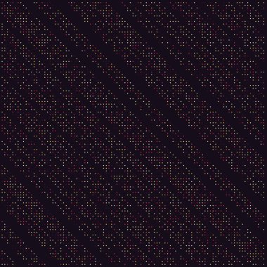 Kural 180 İlköğretim Hücresel Otomaton Rastgele tohum Örnek Uygulaması