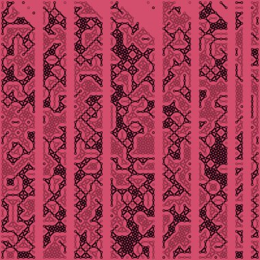 Kural 216 Komşuları 3 İlköğretim Hücresel Otomaton Rastgele tohum Örnek Uygulaması