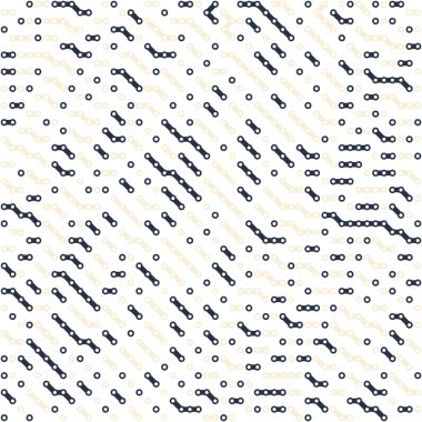 Kural 49 Komşuları 3 İlköğretim Hücresel Otomaton Rastgele tohum Örnek Uygulaması