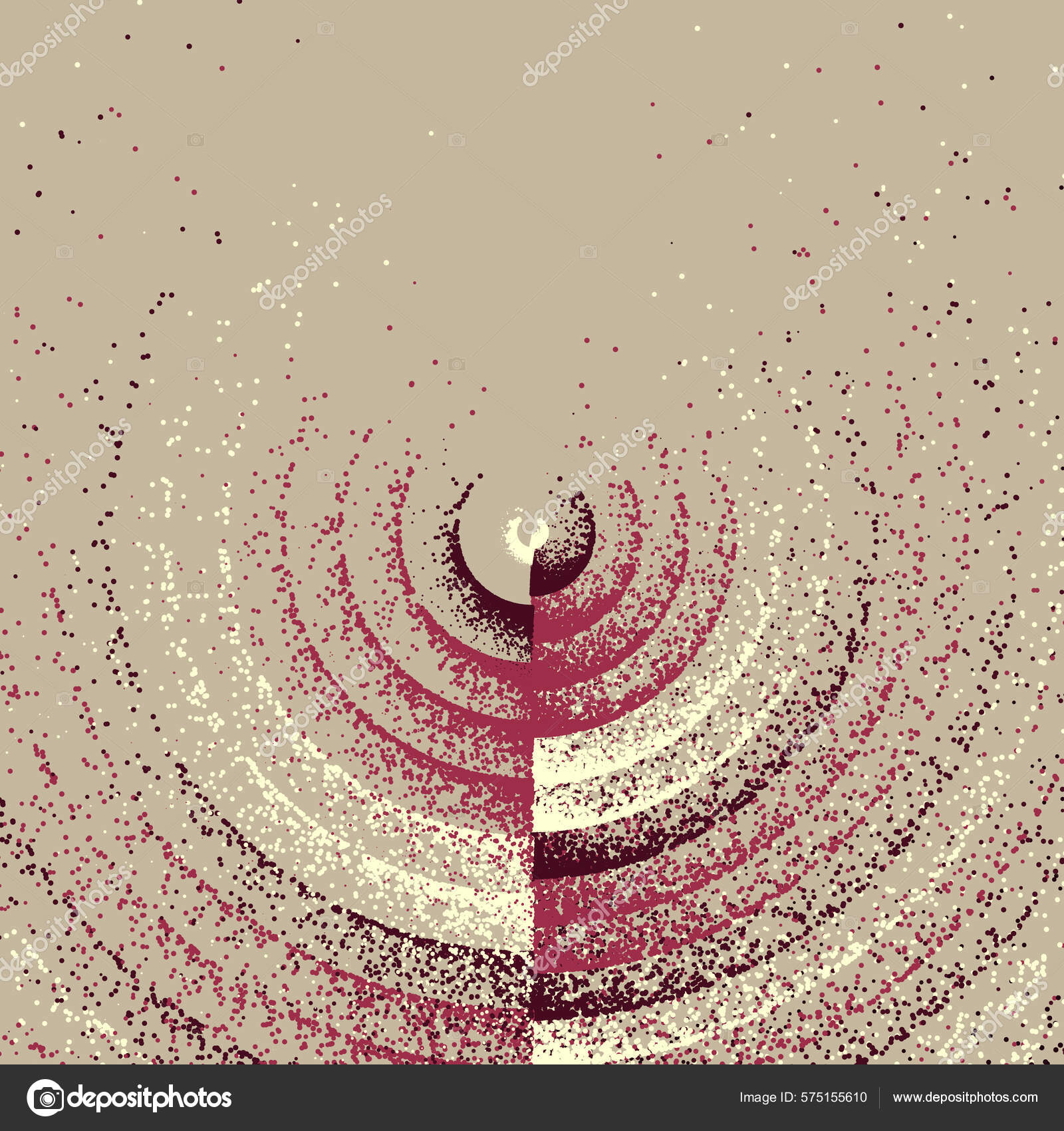 Noise Gradient Swirl Algorithm Implementation Illustration Stock Vector ...
