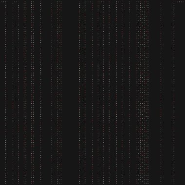 108 numaralı temel hücresel otomaton rastgele tohum örneği uygulaması