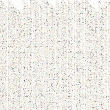 Kural 216 Komşuları 3 İlköğretim Hücresel Otomaton Rastgele tohum Örnek Uygulaması