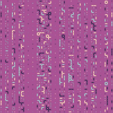 Kural 201 Komşuları 3 İlköğretim Hücresel Otomaton Rastgele tohum Örnek Uygulaması