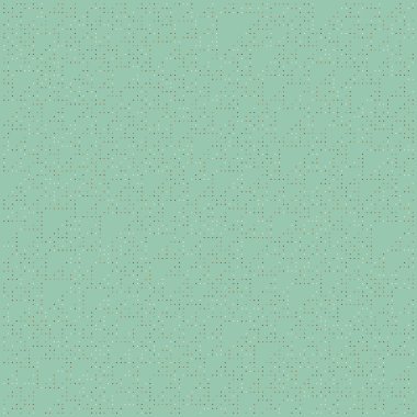 102 numaralı temel hücresel otomaton rastgele tohum örnekleme uygulaması