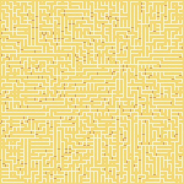 Иллюстрация реализации сетевой визуализации алгоритма Альберта - Ласло Барабаси