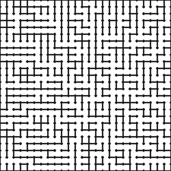 Иллюстрация реализации сетевой визуализации алгоритма Альберта - Ласло Барабаси