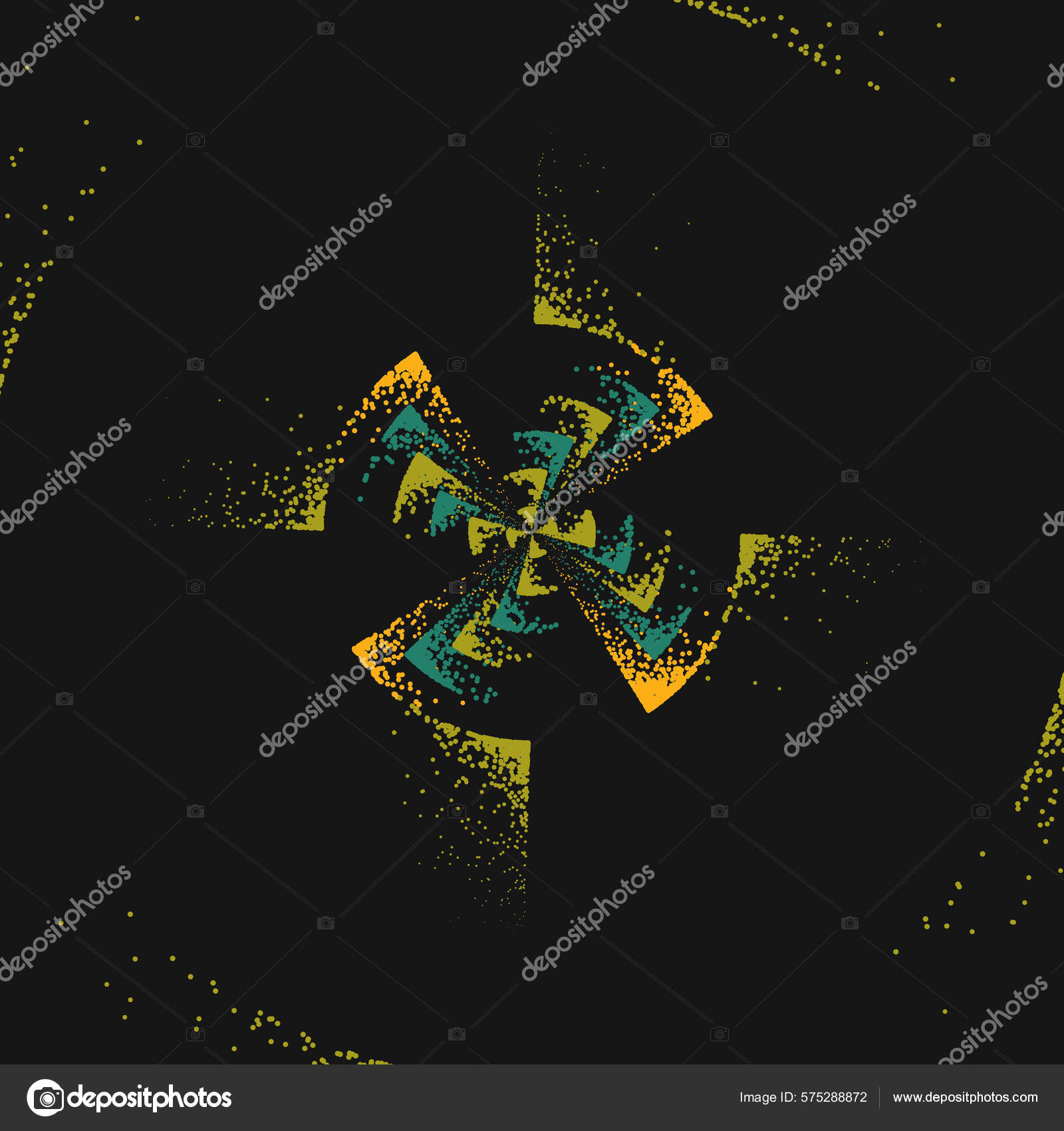 Noise Gradient Swirl Algorithm Implementation Illustration Stock Vector ...