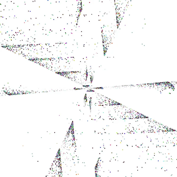 Εικόνα Εφαρμογής Αλγορίθμου Στροβιλισμού Θορύβου — Διανυσματικό Αρχείο