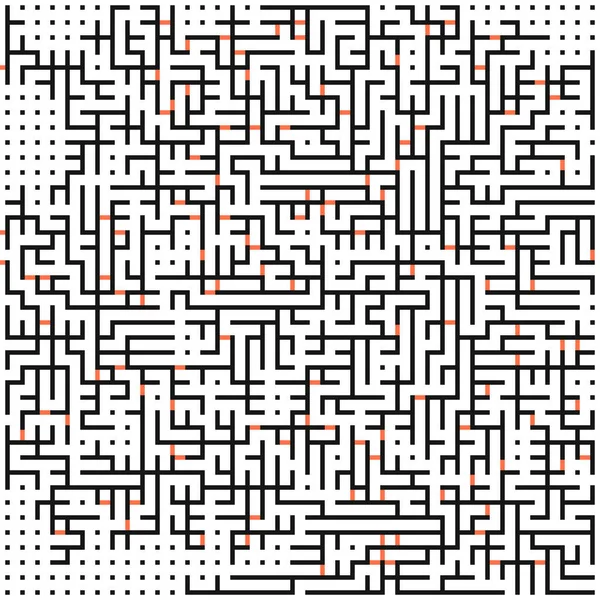 Albert Laszlo Barabasi Algorithmus Netzwerk Visualisierung Implementierung Illustration — Stockvektor