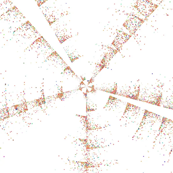 Illustrazione Implementazione Algoritmo Vortice Gradiente Rumore — Vettoriale Stock